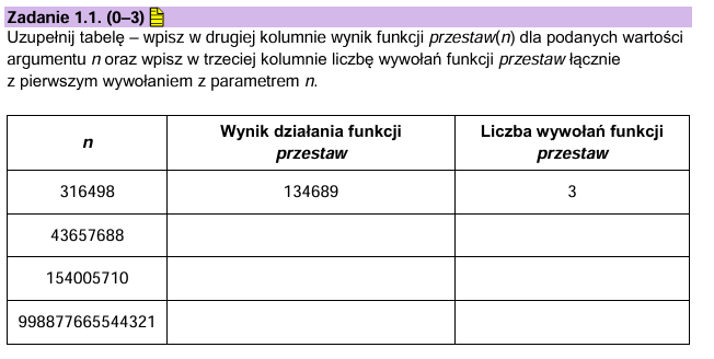 Analiza matury z informatyki 2025 – Rozwiązania