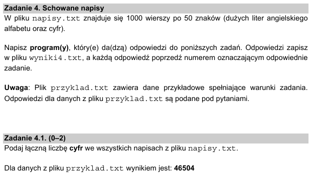 Czy można modyfikować pliki z danymi na maturze z informatyki?